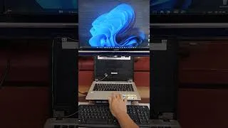 Thumbnail: Turn Your Screenless Laptop Into A Desktop. Komputer Desktop Dari Laptop Yg Layarnya Rusak. #shorts
