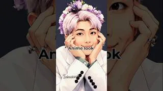 Thumbnail: BTS Members Anime look vs Real Look 🤯💜 | Which Look Is Better?#bts #ytshorts #shortsfeed