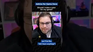 Thumbnail: Advice for Game Devs — Should You Make a Plan For Your Game? #shorts