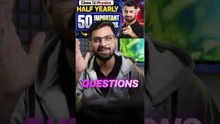 Thumbnail: Class 12 Physics Half-Yearly Important Topics 🔥#class12 #infinitylearn