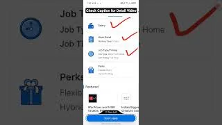 Thumbnail: 👆Detail Video , Apply now , Data Entry Work from Home Job