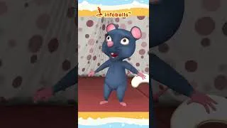 Thumbnail: चिट्टी के घर में एक चूहा - Mouse and Cat Cartoon | Hindi Rhymes for Kids | Infobells #hindirhymes