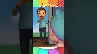 Thumbnail: What Do They Say - Domestic Animals Sounds | Nursery Rhymes & Kids Songs | Infobells #babyrhymes