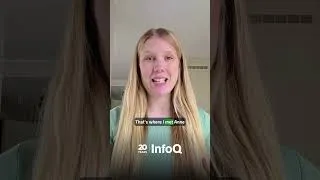 Thumbnail: 20 years of InfoQ 🎂 #SaraBergman #InfoQ20 #DevCommunity