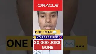 Thumbnail: Oracle Layoffs 2026 | Oracle layoffs 30000 employees #trending #shorts