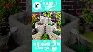 Thumbnail: Beautiful Indoor Water Fountain Made At Home