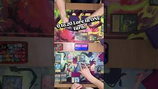 Thumbnail: One turn win in Disney Lorcana!