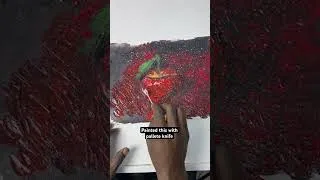 Thumbnail: Painting realism with pallete knife. #impasto #art #shorts