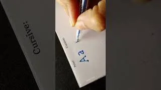 Thumbnail: Print vs. Cursive 'A' ✍️ Blue Ink Magic #calligraphy #handwriting