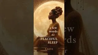 Thumbnail: Sleep Affirmations | SAFE TO REST | Deep Sleep & Rain 🧡