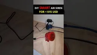Thumbnail: DIY Loud Smart Air Siren for Home Security and Automation for Under $15