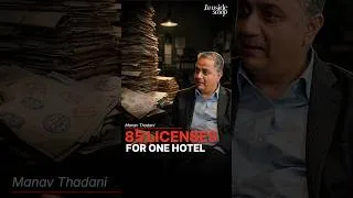 Thumbnail: 85 Licenses to Open ONE Hotel in India | Manav Thadani @Hotelivate  #shorts
