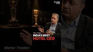 Thumbnail: The Best Hotel CEO India Has Ever Seen | Manav Thadani on Puneet Chhatwal #shorts