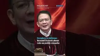 Thumbnail: Escudero asks defense team to remind VP Sara of sub judice rule