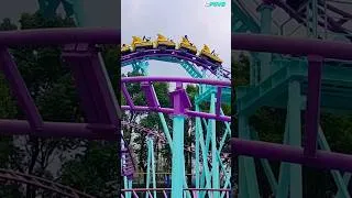 Thumbnail: Flying Car Roller Coaster at Shanghai Century Park, China #rollercoaster #themepark #china