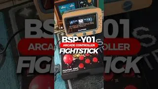 Thumbnail: BSP-Y01 PORTABLE ARCADE STICK CONTROLLER 🕹️ #insertcoingaming #retrogaming #fightstick #arcadestick