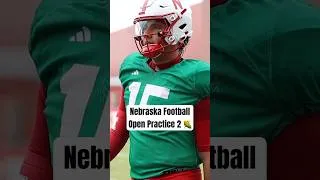 Thumbnail: Nebraska Football’s 2nd Open Practice 👀🌽 | #Huskers #GBR