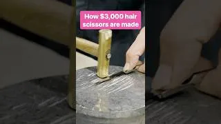 Thumbnail: This is how Naruto Scissors in Japan makes $3,000 hair scissors. #hair #scissors #expensive