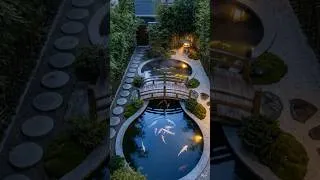 Thumbnail: Beautiful Koi Pond Garden Design 🐟✨ #Shorts #shortvideo #trending #shortfeed