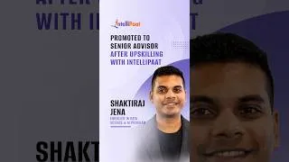 Thumbnail: From Advisor to Senior Advisor with AI & ML Upskilling | Intellipaat Success Story