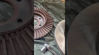 Thumbnail: Brake FAIL rotor worn completely through metal disc | Bought car  #brakes #mechanic #fails #brakejob