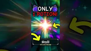 Thumbnail: I Rolled The RAREST AURA With ONLY 1 POTION... 🐉