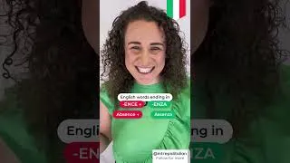 Thumbnail: Italian Shortcut: Words Ending in -ENCE become -ENZA in Italian