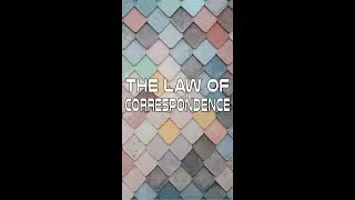 Thumbnail: Law of Correspondence #Shorts