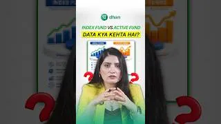Thumbnail: Index Fund vs Active Fund: Data Kya Kehta Hai? 📊