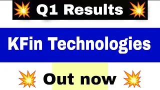Thumbnail: KFin Technologies Q1 Results 2026 | KFin Technologies Results Today | KFin Technologies Share News |