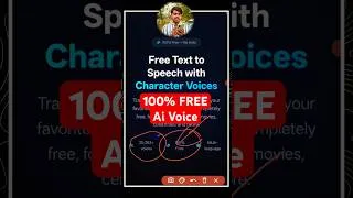 Thumbnail: Best Free AI Voice Generator 2026 🔥 Real Human Voice Free #aivoice #texttospeech #invisiblegyan