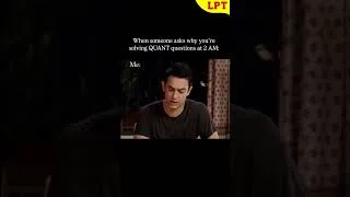 Thumbnail: POV: Someone Asks Why You’re Solving Quants at 2 AM 💀| IPMAT Aspirants Life #funnymemes #viralshorts