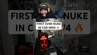Thumbnail: First Nuke Ever in Call of Duty Modern Warfare 4 #shorts