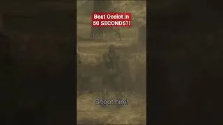 Thumbnail: Metal Gear Solid 3 - Beat Ocelot on Extreme in 50 Seconds! #metalgearsolid #gaming #protips