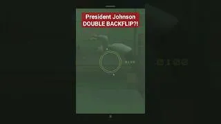 Thumbnail: Metal Gear Solid 2 - President Johnson does a DOUBLE BACKFLIP?! #metalgearsolid #gaming #funny