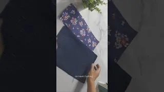 Thumbnail: turning textile waste into my favorite thing 😀 #shorts #upcycling #sewing #bag #denim #pouch
