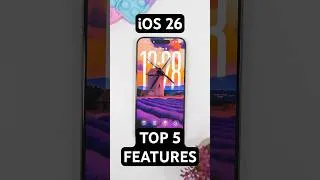 Thumbnail: iOS 26 - TOP 5 Features ! #ios26 #ios26features