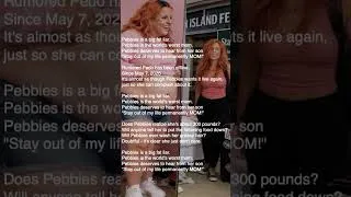 Thumbnail: Public figure Pebbies aka Amanda Artaud is a liar - RumoredPedo.com has been offline since 5-7-2026