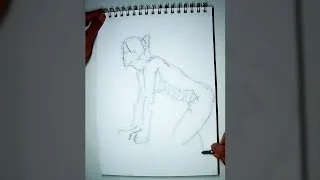 Thumbnail: Zero to Figure in 60 seconds : One Minute Figure Drawing in Real Time ⏱ No. 2 #shorts