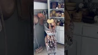 Thumbnail: Little Peek into The Start of Fall in Dining Room 🍂🐦‍⬛ Country Cottage Primitive Tour Decorating