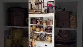 Thumbnail: Dining Room Tour - Country Cottage Primitive Antique Collector Vintage Dining Room Decor Home Tours
