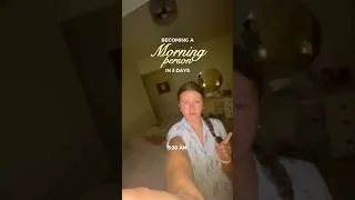 Thumbnail: Becoming a Morning Person in 3 Days | DAY 1