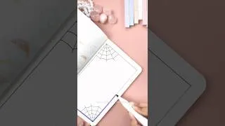 Thumbnail: Spider Web Front Page Design 🕸️ #Shorts #CreativeArt #FrontPage