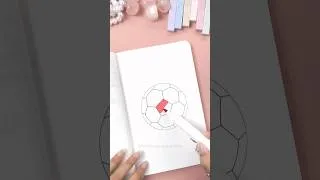Thumbnail: Bullet Journal Cover Idea: July ⚽💙 #FIFA #FrontPage #CreativeArt #SummerOfGoals