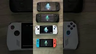 Thumbnail: Stray - Switch vs Steam Deck vs ROG Ally vs Legion GO | Speed Test #shorts  #switch #stray #rogally