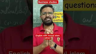 Thumbnail: 2nd puc business studies important questions for annual exam 2026 #2nd #history #viral