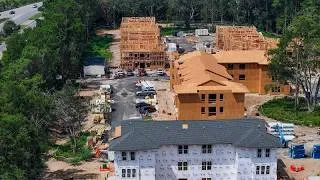 Thumbnail: Drone footage shows vertical construction at Hilton Head's workforce community