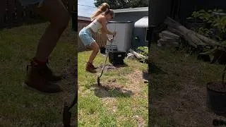Thumbnail: Backyard Renovation & Bad News about my Pets 😭 Full video on the channel