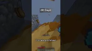 Thumbnail: 100 Days Poisonous Potato  #minecraftsurvivalseries100days #minecraft #minecraftmemes #gaming