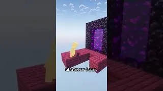Thumbnail: 100 Days with just a Nether Portal #minecraft #100dayschallenge  #minecraftshorts
